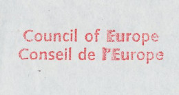 Meter Cover France 1993 Council Of Europe - Instituciones Europeas