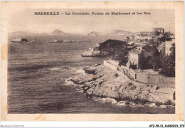 AFZP8-13-0673 - MARSEILLE - La Corniche - Pointe De Maldormé Et Les îles - Endoume, Roucas, Corniche, Stranden