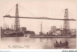 AFZP8-13-0668 - MARSEILLE - Torpilleur Sous Le Pont Transbordeur - Puerto Viejo (Vieux-Port), Saint Victor, Le Panier