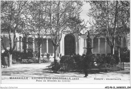 AFZP8-13-0665 - MARSEILLE - Exposition Coloniale 1922 - Palais Du Ministère Des Colonies - Mostre Coloniali 1906 – 1922