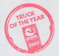 Meter Cover Netherlands 1990 Scania - Truck Of The Year 1989 - Vrachtwagens