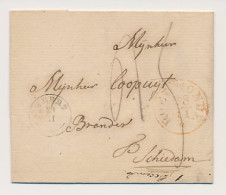 Distributiekantoor Weert - Roermond - Schiedam 1841 - ...-1852 Voorlopers