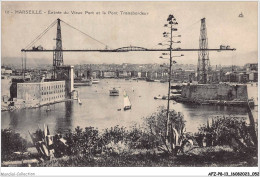 AFZP8-13-0614 - MARSEILLE - Entrée Du Vieux Port Et Le Pont Transbordeur - Oude Haven (Vieux Port), Saint Victor, De Panier