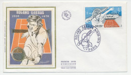 Cover / Postmark France 1978 Tennis - Roland Garros - Other & Unclassified