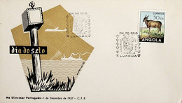 1957 Angola Dia Do Selo / Stamp Day - Tag Der Briefmarke