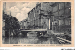 AFZP7-13-0585 - LES MARTIGUES - La Venise Provençale - Le Pont Du Canal Saint-sébastien Et La Cathédrale - Martigues