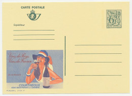 Publibel - Postal Stationery Belgium 1980 Wine - Vini E Alcolici