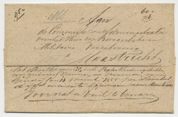 Gouda - Maastricht 1855 - Per Stoomboot D IJssel - Brieven En Documenten