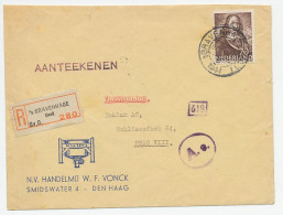 Em. Zeehelden 1943 Aangetekend Den Haag - Tsjechoslowakije - Non Classés