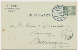 Firma Briefkaart Kampen 1913 - Bloemenmagazijn - Non Classés