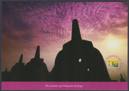 Indonesia 2000 Mint Postcard Borobudur Temple, Central Java, Buddhism, Buddhist, Religion, Ruins, Archaeology - Indonesien