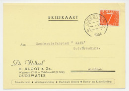 Firma Briefkaart Oudewater 1954 - Manufacturen / Kleding - Non Classés