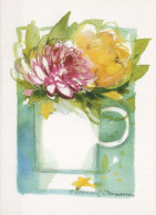 FIORI Vintage Cartolina CPSM #PBZ585.IT - Flowers