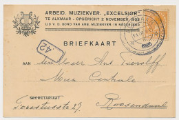 Briefkaart Alkmaar 1926 - Muziekvereniging Excelsior - Non Classés