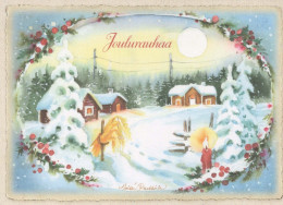 Buon Anno Natale Vintage Cartolina CPSM #PBN198.IT - Nouvel An