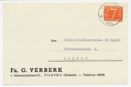 Firma Briefkaart Tilburg 1955  - Non Classés