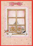 Buon Anno Natale Vintage Cartolina CPSM #PBM495.IT - Nouvel An