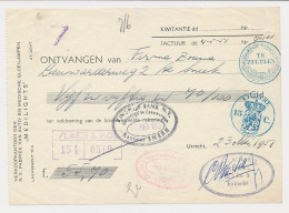 Fiscaal / Revenue - 15 C. Utrecht - 1951 - Revenue Stamps