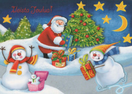 Buon Anno Natale PUPAZZO Vintage Cartolina CPSM #PAZ815.IT - New Year