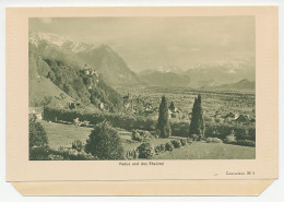 Postal Stationery Liechtenstein 1940 Vaduz - Rheintal - Bomen