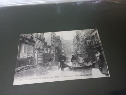 A5/87- Sauvetage Place Maubert - Paris Flood, 1910