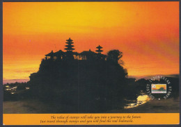 Indonesia 2000 Mint Postcard Tanah Lot, Bali, Hindu Temple, Hinduism, Religion, Archaeology, Archaeological Site, Ruins - Indonesien