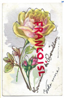 CPA. Souvenir De Bouillon (B-6830). Roses Et Paillettes Dorées - Gruss Aus.../ Grüsse Aus...