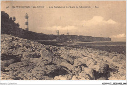 AIBP4-17-0412 - SAINT-DENIS-D'OLERON - Les Falaises Et Le Phare Chassiron  - Rochefort