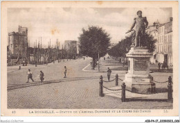 AIBP4-17-0382 - LA ROCHELLE - Statue De L'amiral Duperré Et Le Cours De Dames  - La Rochelle