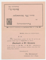 Local Mail Stationery Berlin Order Card - Cigar -  - Tabac