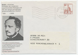 Postal Stationery Germany 1983 Johannes Muller - Biology - Medicine - Pharmacie