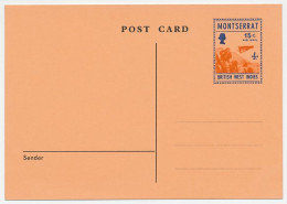 Postal Stationery Montserrat Scouting - Space Capsule - Autres & Non Classés