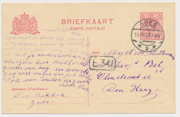 Briefkaart G. 102 Goes - Den Haag 1919 - Entiers Postaux