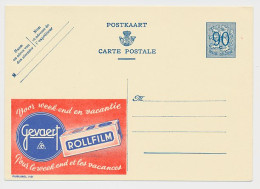 Publibel - Postal Stationery Belgium 1951 Gevaert - Photography - Film - Fotografie