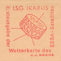 Meter Cut Germany 1969 ESSA Satellite - Weather Map - Icarus - Klimaat & Meteorologie
