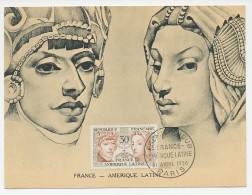 Maximum Card France 1956 Latin America - Costumi