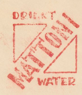 Meter Cover Netherlands 1934 Water - Mineral Water - Drink Mattoni Water  - Andere & Zonder Classificatie