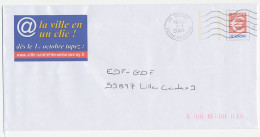Postal Stationery / PAP France 2002 @ - At - Informatik
