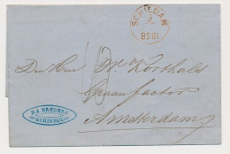 Schiedam - Amsterdam 1858 - Jaar Kopstaand - ...-1852 Vorläufer