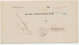 Naamstempel Hardenberg 1870  - Cartas & Documentos