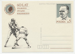 Postal Stationery Poland 1983 Boxing - Altri & Non Classificati