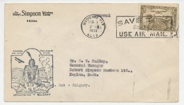 FFC / First Flight Cover Canada 1930 Indian  - Indiens D'Amérique
