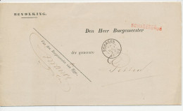 Naamstempel Schagerbrug 1872 - Cartas & Documentos