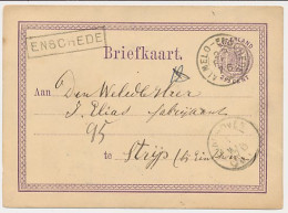 Trein Haltestempel Enschede 1876 - Lettres & Documents