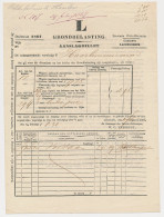 Aanslagbiljet Leimuiden - Haarlemmermeer 1867 - Fiscale Zegels