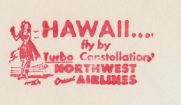 Meter Cover USA 1953 Hawaiian Hula Dance - Northwest Airlines - Dans