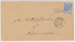 Trein Haltestempel Groningen 1883 - Lettres & Documents