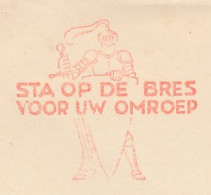 Meter Cover Netherlands 1936 Knight - KRO - Catholic Radio Broadcasting - Militaria