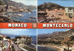 72580040 Monte-Carlo Palais Princier Vue Du Port Le Rocher Des Grimaldi Le Beach - Autres & Non Classés