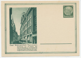 Postal Stationery Germany Market Church - Shop - Chiese E Cattedrali